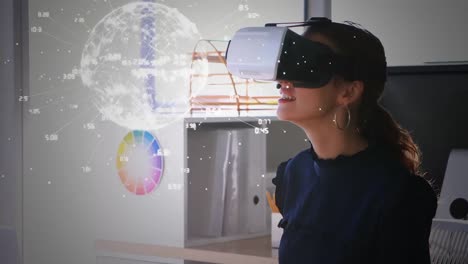 mujeres que usan gafas de realidad virtual
