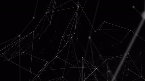 animation of network of connections on black background