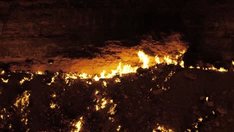 flames in gas crater turkmenistan 01