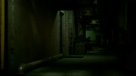 dark and mysterious corridor