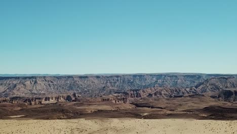 Fish-River-Canyon-In-Namibia,-Afrika-Luftdrohnenaufnahme