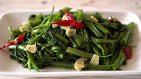 Stir-Fried-Chinese-Morning-Glory-or-Water-Spinach