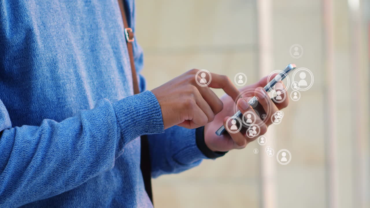 conexión a las redes sociales 4k