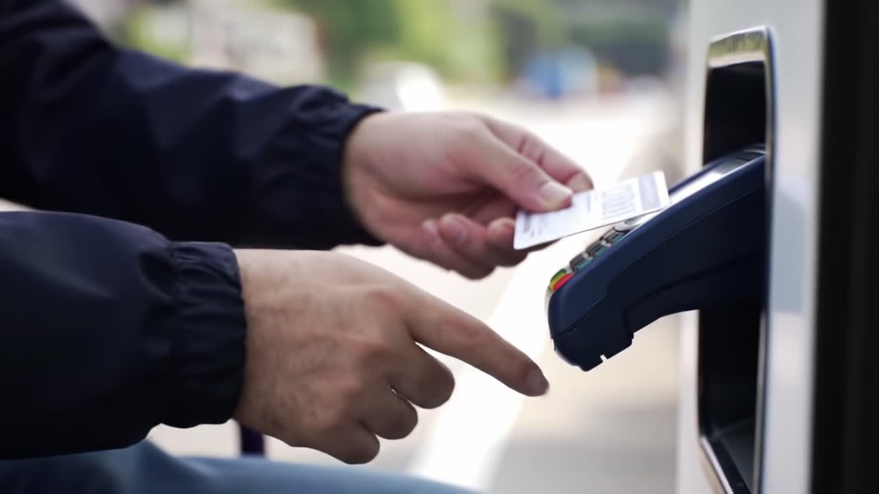 A Close-Up Exploration of the Transfer Process: Engaging with a Ticket Machine in Transit