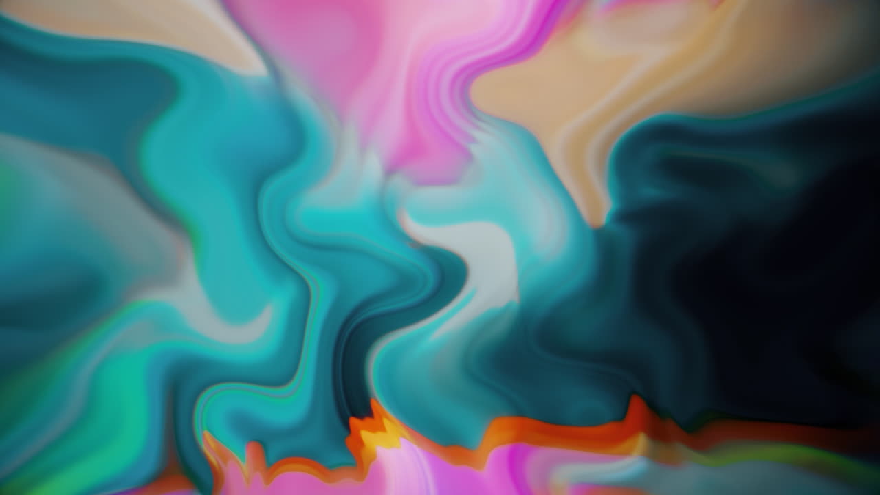 L'art abstrait et coloré du marbre