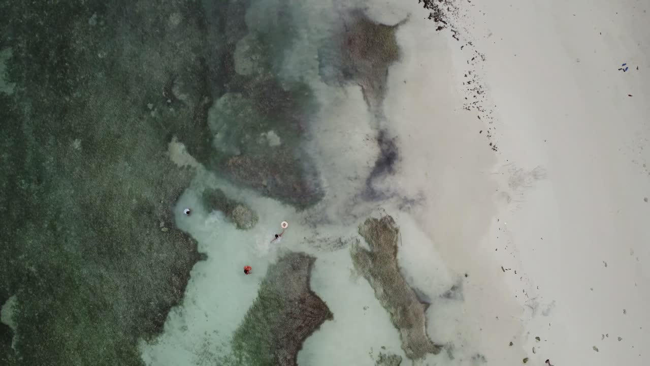 필리핀 의 일부 지역 아이 들 이 바다 에서 놀고 있다