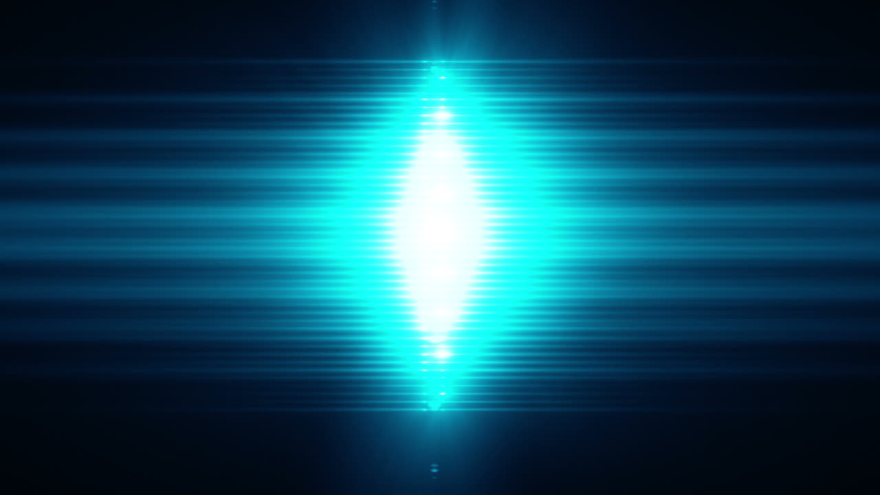 Dynamic Light Rays Expanding and Contracting with Color Change