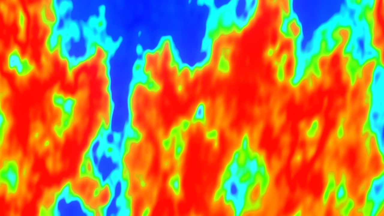 fondo de ondas de calor termográficas infrarrojas