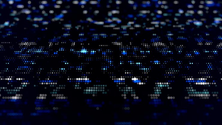 Blue Particles, Particle Background- Loopable
