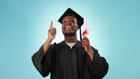graduation diploma, university student