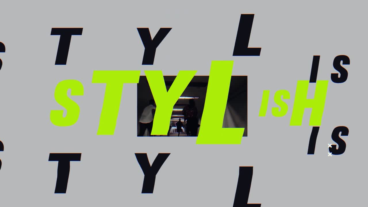 Energetic Urban Lifestyle Promo with Sports, Fashion, and Glitch Effects