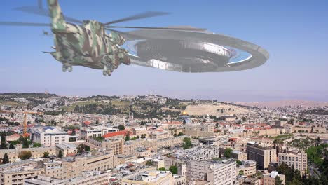 ufo over jerusalem