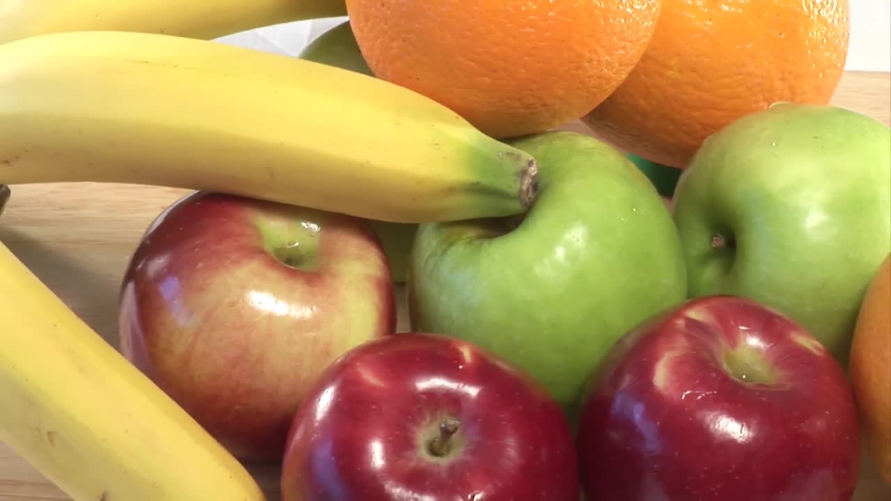 Video de archivo de frutas