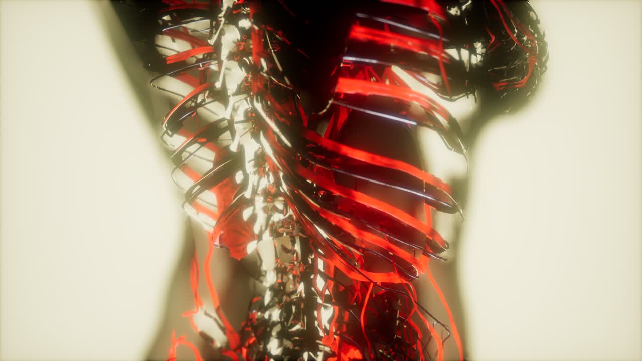 inspección de la sangre en los vasos sanguíneos del sistema circulatorio