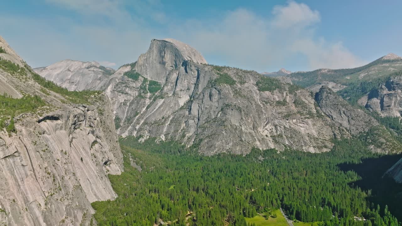 Unique granite monolith located in Yosemite National Park