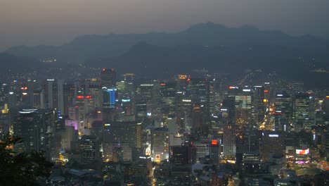 seoul skyline at sunset 18