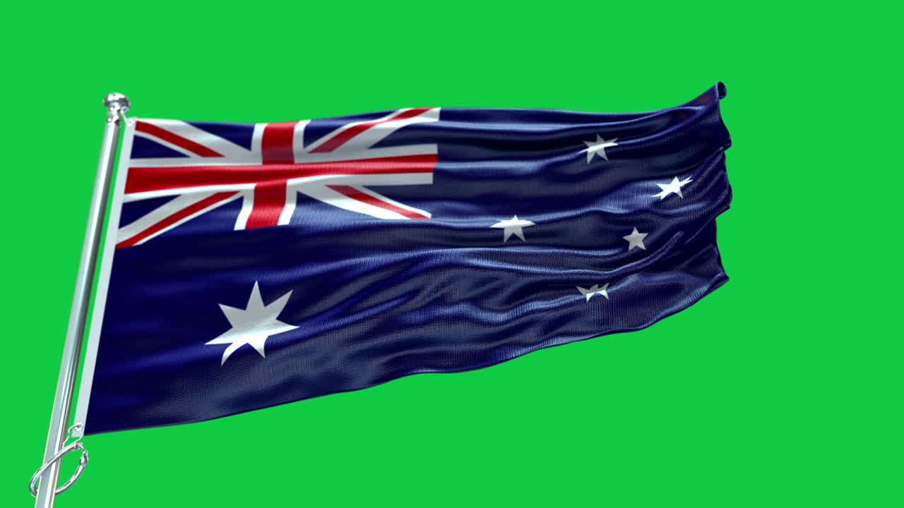 4k 매우 상세한 오스트레일리아의 발 - 오스트레일리아 발 높은 세부 사항 - 국가 발 오스트레일리아 파동 패턴 loopable 요소