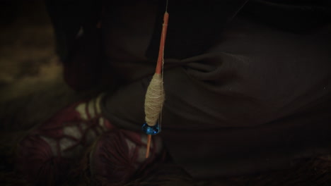 traditional textile spinning process