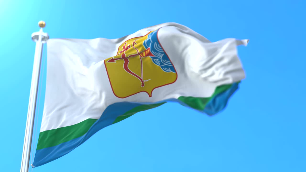 러시아 키로프 오블라스트의 국기.