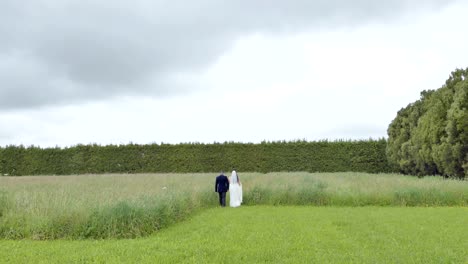 shot-of-bride---groom-with-wedding-flower