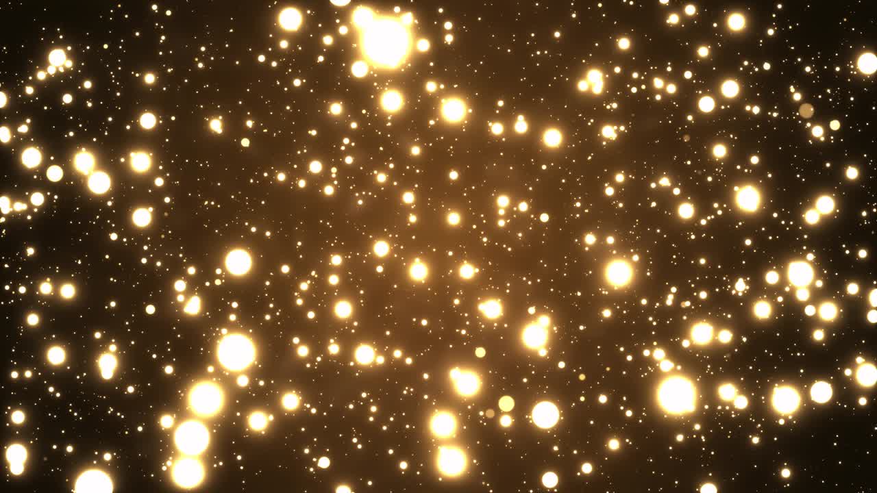 4K Clean light Gold background with shiny particles motion Loop Animation.