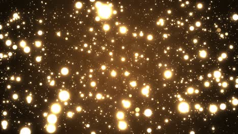 4k clean light gold background with shiny particles motion loop animation.