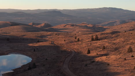 verdant tapestry: a bird's-eye view of lac du bois' untamed beauty