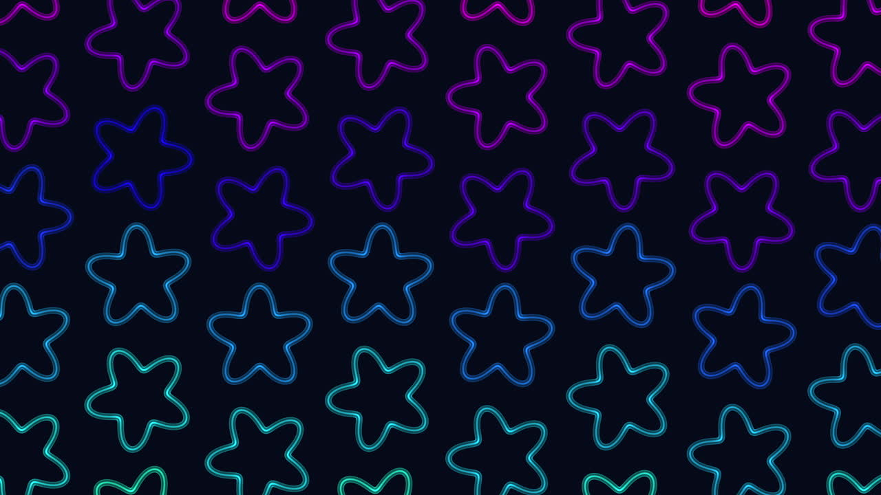 una noche estrellada brillante con un cautivador patrón de estrellas en un lienzo negro