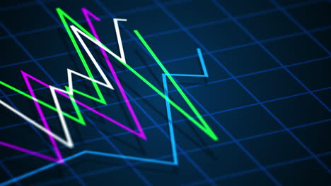 stock market analysis graph
