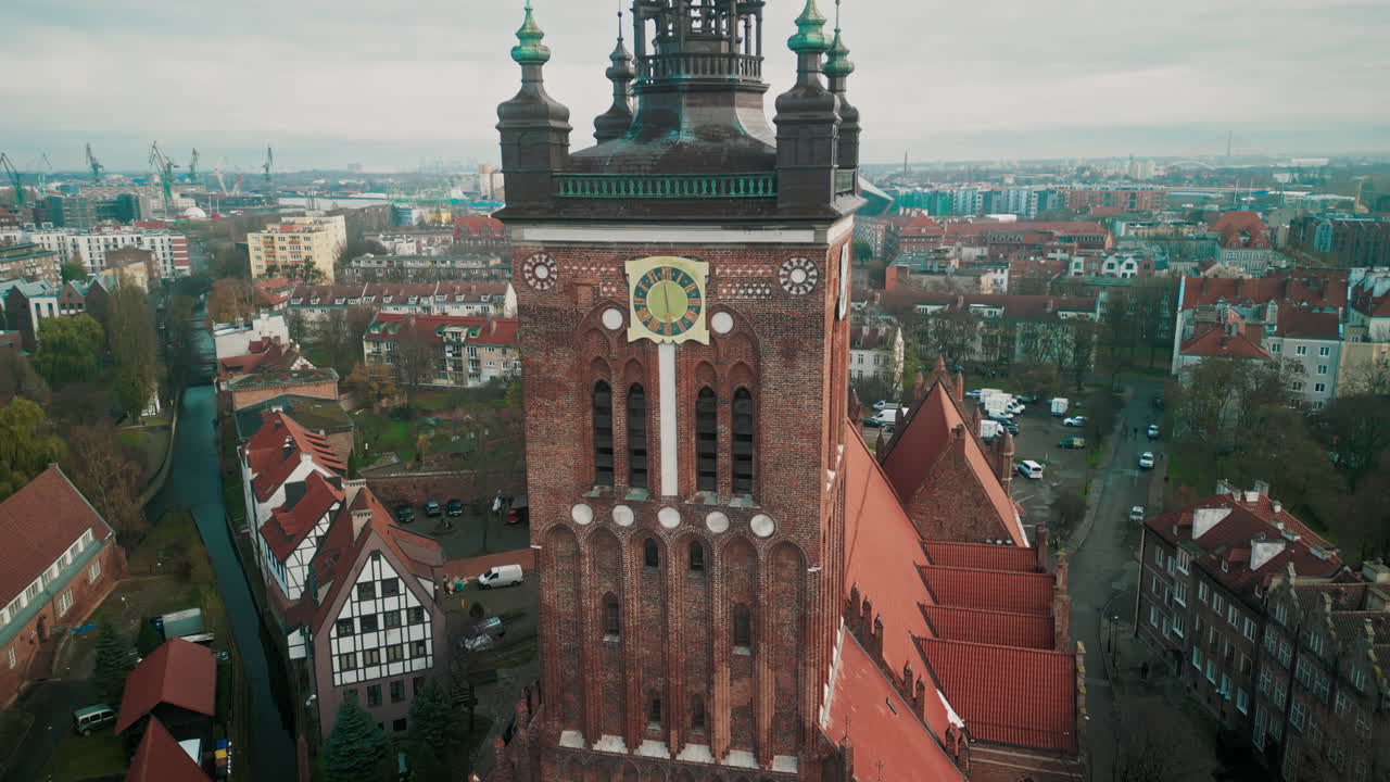 Aerial View of Historical City