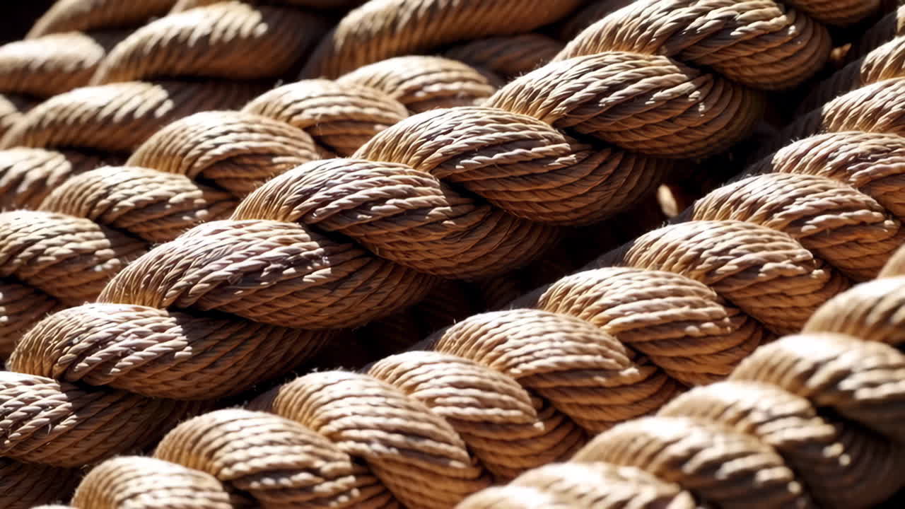 Close-up of Braided Rope