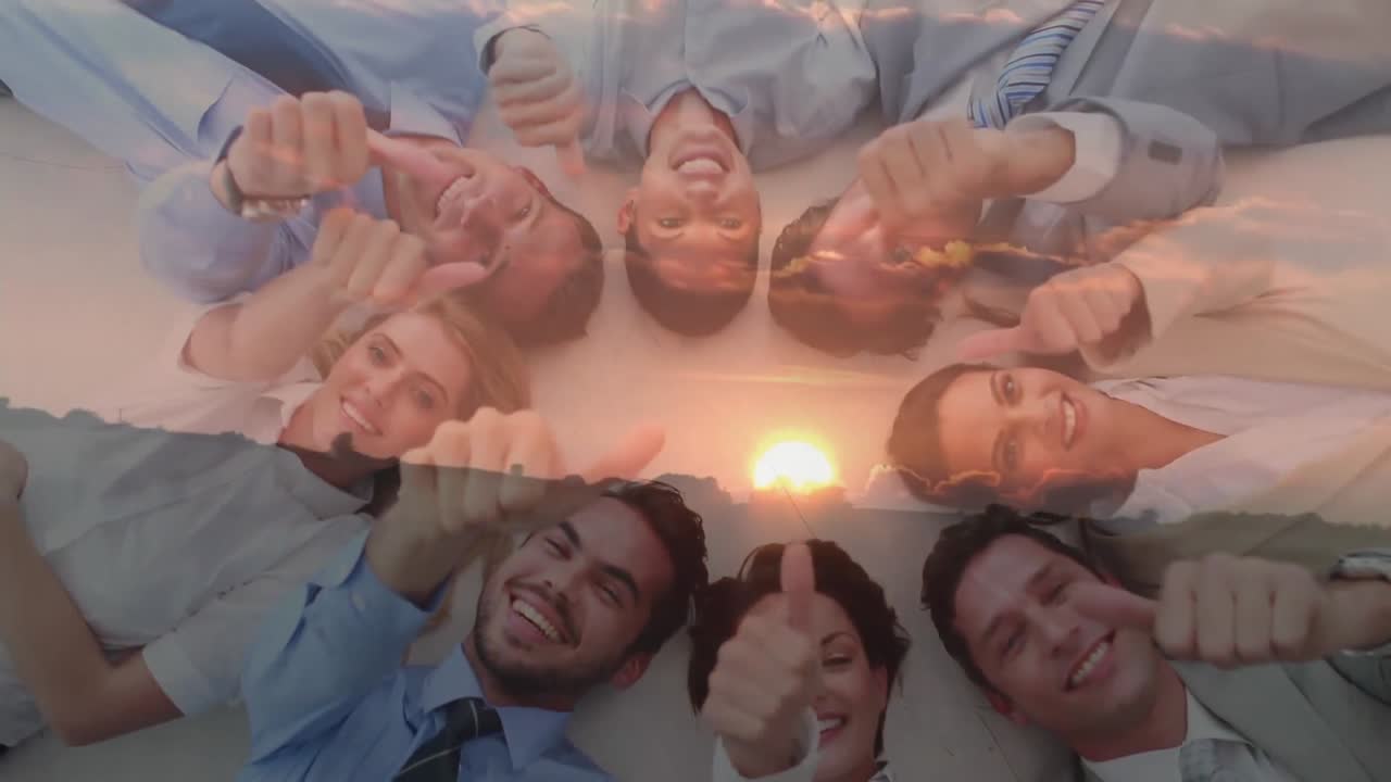 성공을 축하하는 팀