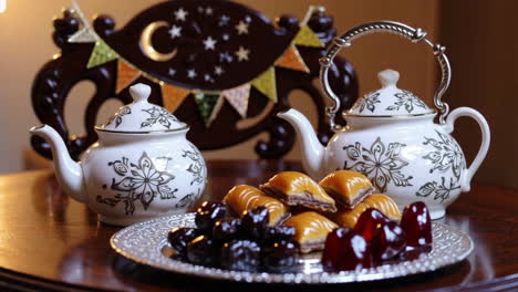 iftar tea set with treats
