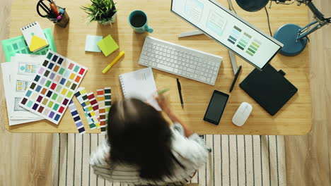 Designer at work