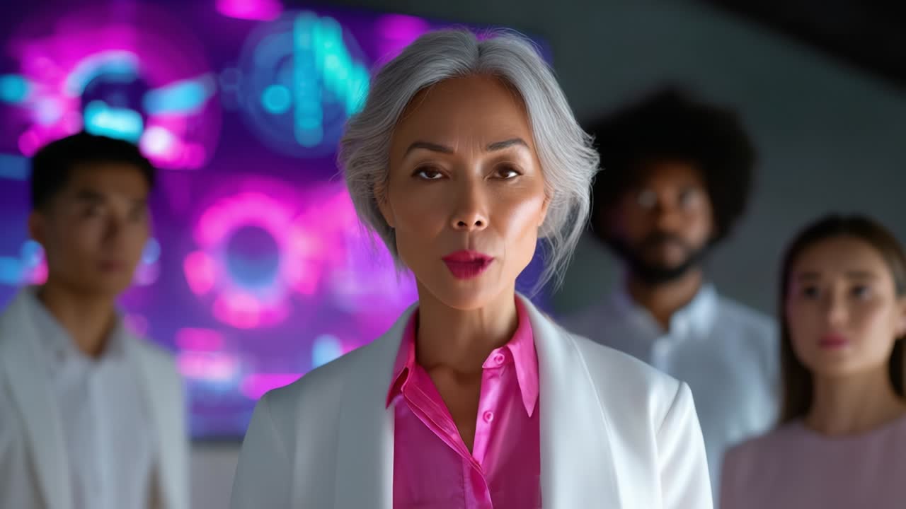 Business team in office setting