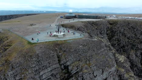 Cabo-Norte-(Nordkapp)-En-El-Norte-De-Noruega.