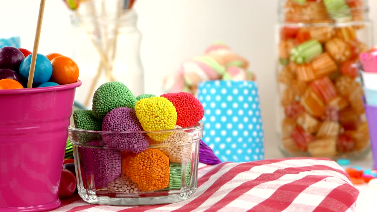 caramelo dulce gelatina y delicioso postre de azúcar