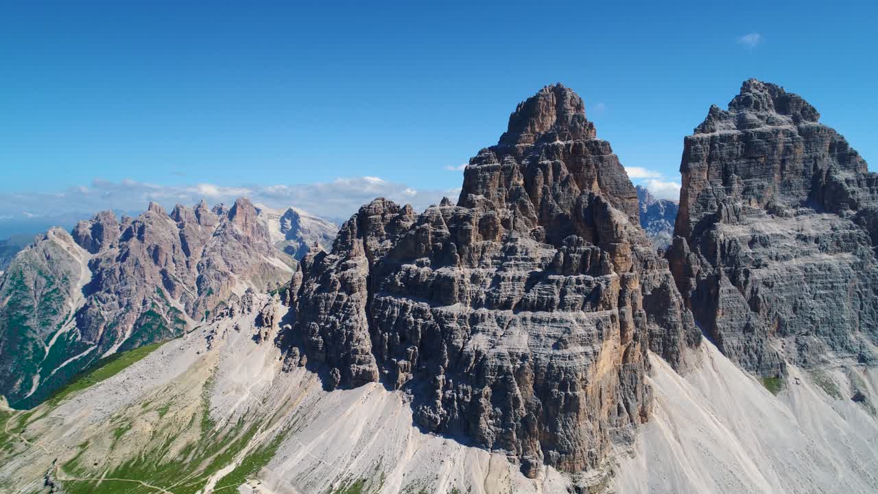 parque natural nacional de tre cime en los alpes dolomitas. la hermosa naturaleza de italia.