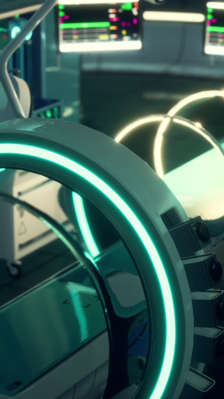 sala de operaciones médicas futuristas