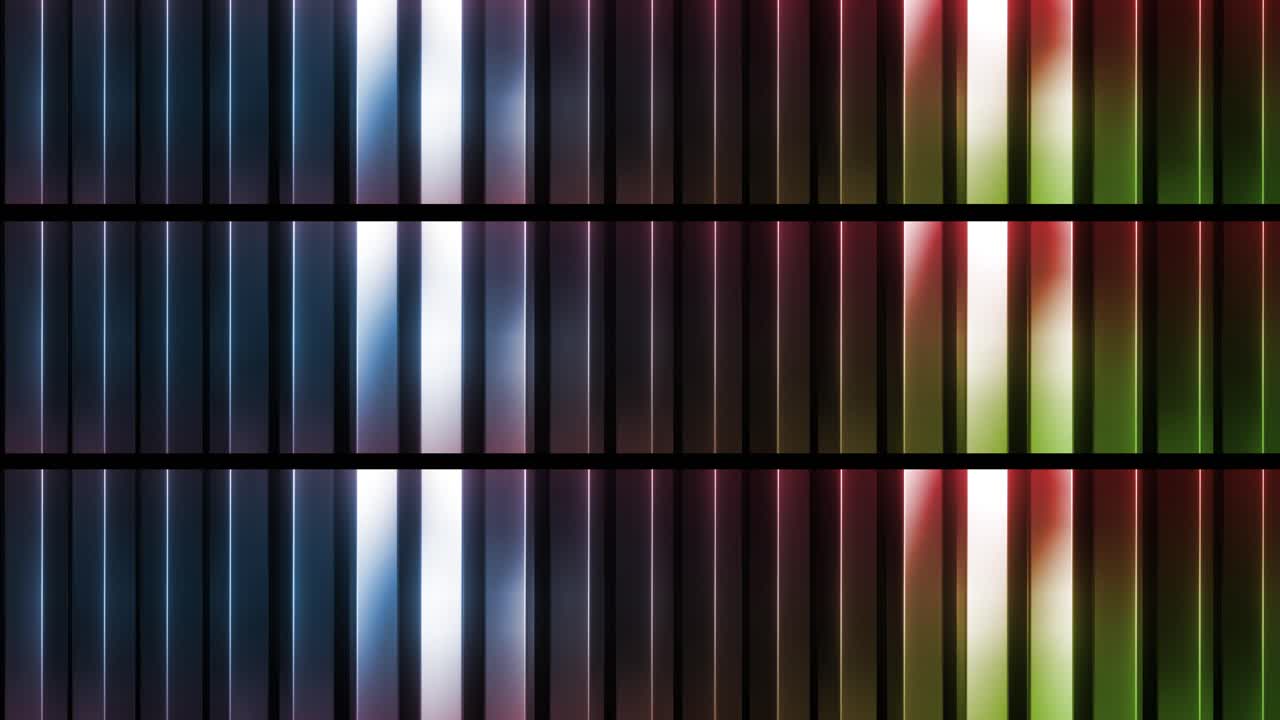 Abstract Glowing Vertical Bars