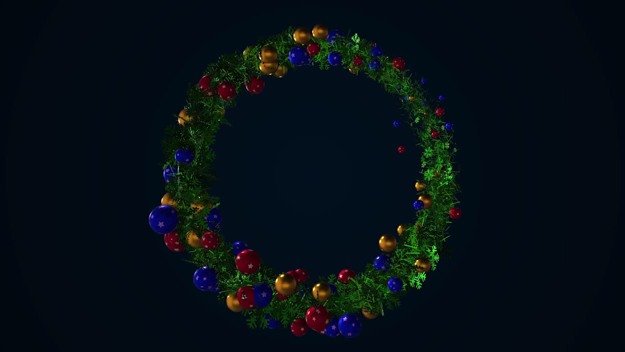 장식품 을 가진 크리스마스 꽃받침