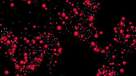 el fondo de las bolas 3d. círculos 3d dinámicos