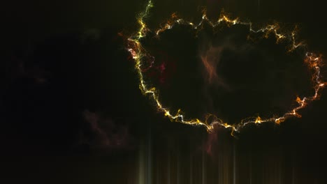 glowing shiny  lines effect animation background.