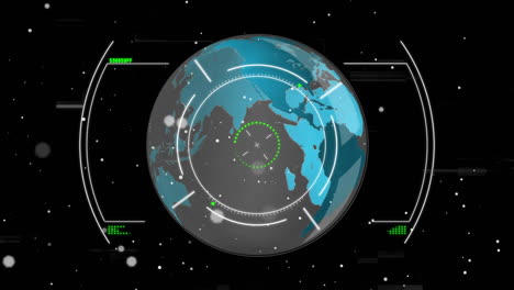 animation of scope scanning over globe