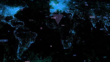visualización de datos de la red global
