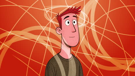 animated character with a halo