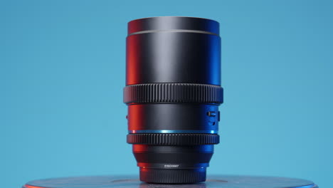 Close-up of a Modern Camera Lens