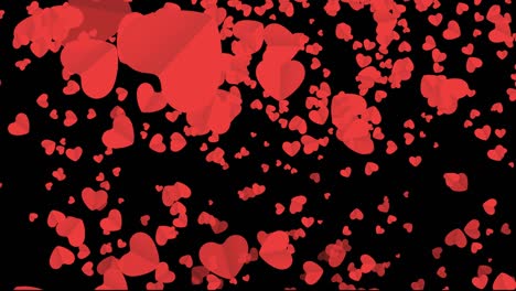 falling hearts, beautiful heart background for wedding, birthday, valentines day, birthday, invitation etc. .