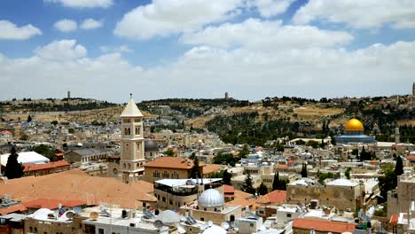 jerusalem panoramic aerial view