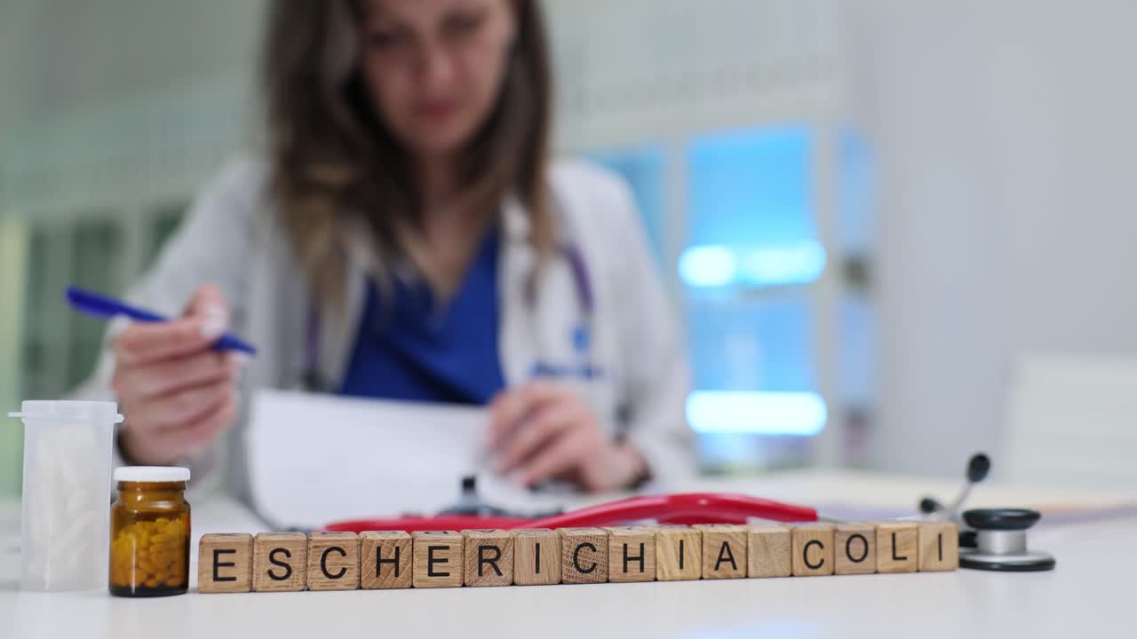 Escherichia Coli Bacteria Concept